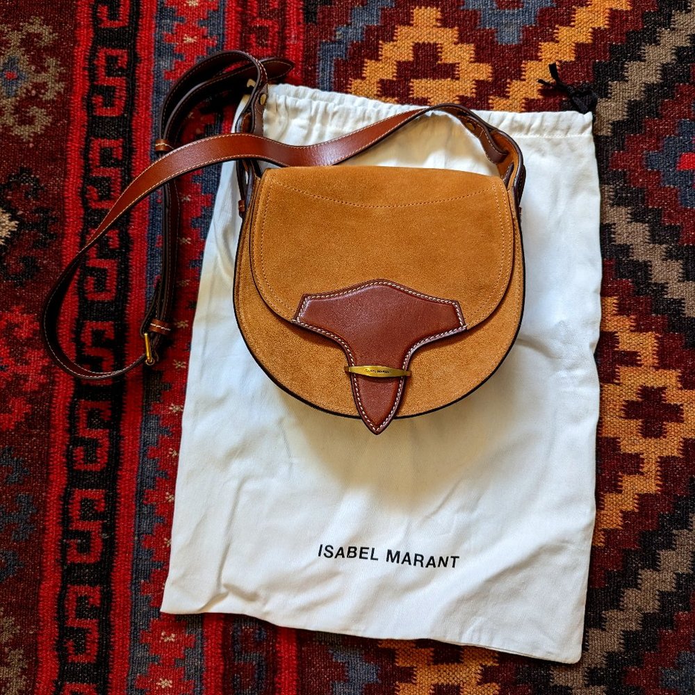 Isabel Marant  Botsy Suede Saddle Bag - Used Once!